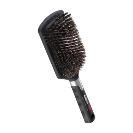 BABBB1E BAB. PRO LARGE PADDLE BRUSH BOAR BRISTLES