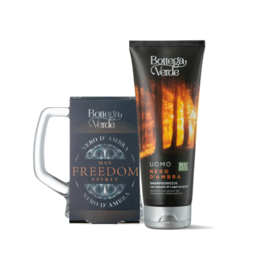BV UOMO NERO D`AMBRA SHAMPOO KIT NATAL