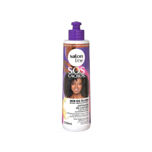 SALON LINE MIX DE OLEOS ACTIVADOR CACHOS 300ML