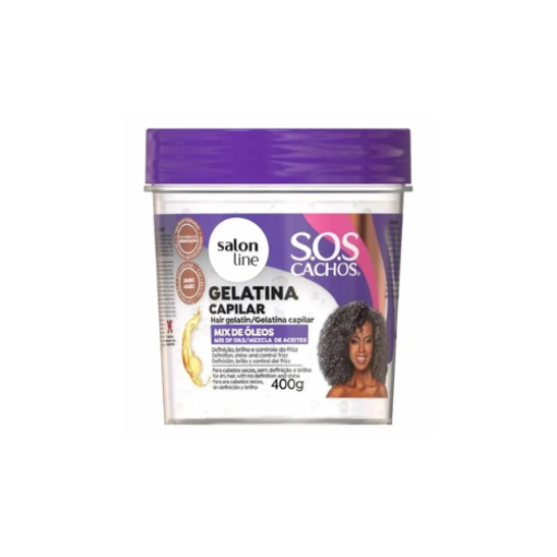 SALON LINE MIX DE OLEOS GELATINA CAPILAR 400ML